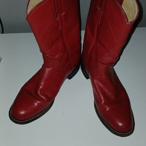 Justin Boots Red Heeled Boots